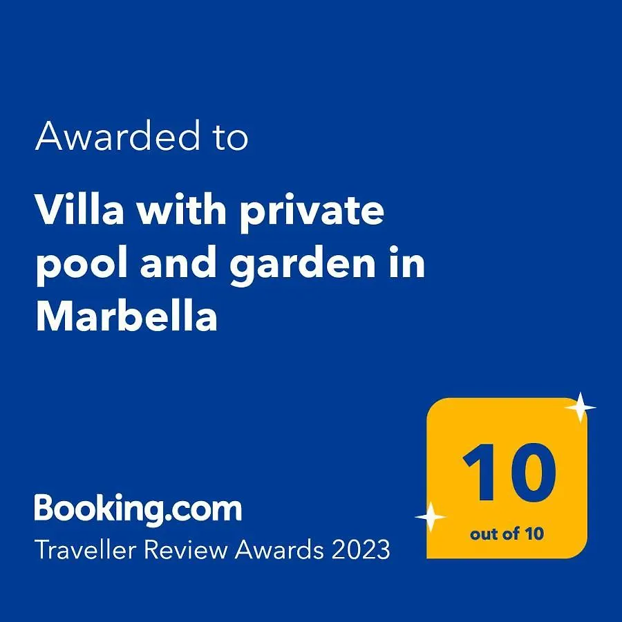 Villa With Private Pool And Garden In Marbella